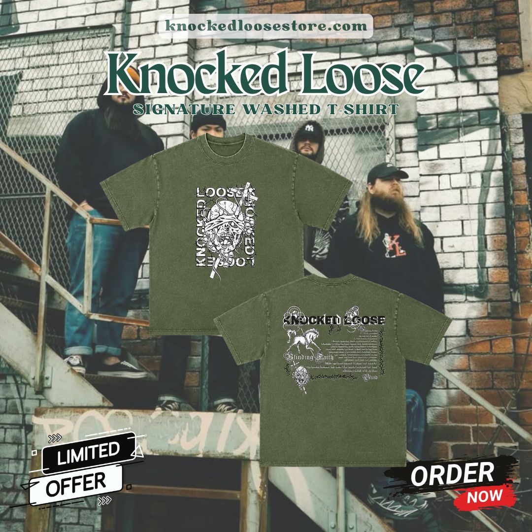 BLINDING FAITH PTTT0508 Washed  Knocked Loose T-Shirt